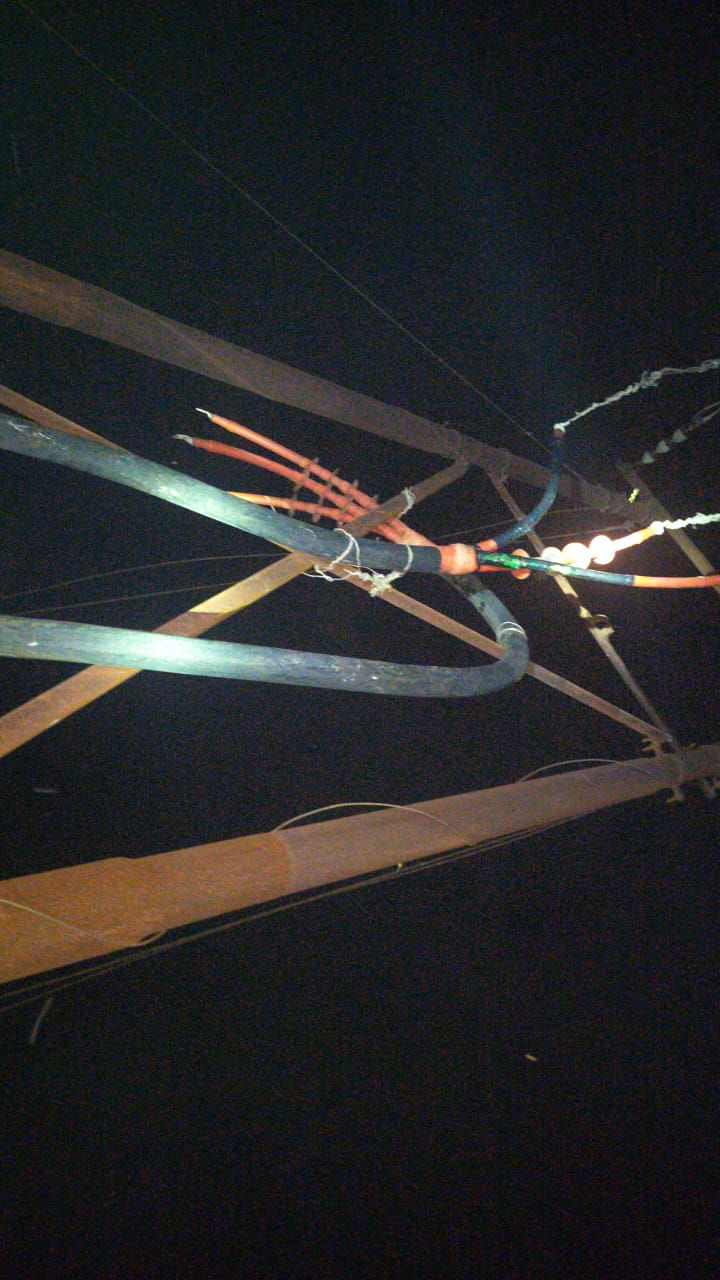 24 घंटे में तीसरी बार जला केबल बॉक्स, दो दर्जन गांव अंधेरे में