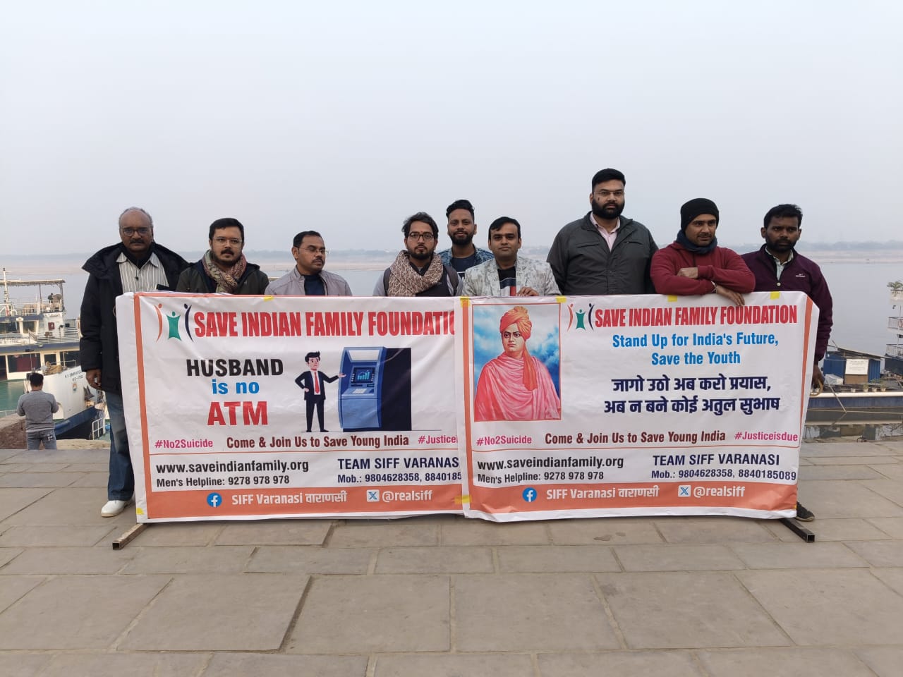 सेव इंडियन फैमिली फाउंडेशन (SIFF) स्वयं सेवी संगठन NGO की वाराणसी टीम की तरफ से स्वामी विवेकानंद के जन्मदिवस पर उनका जन्मदिन युवा दिवस के रूप में मनाया गया